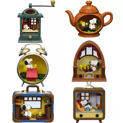 Snoopy Retro Scene Blind Box Gachapon Complete Set (6 Boxes)