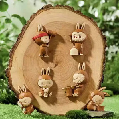 LABUBU Woodworking Series Keychain Blind Box (Pop Mart Park Limited)