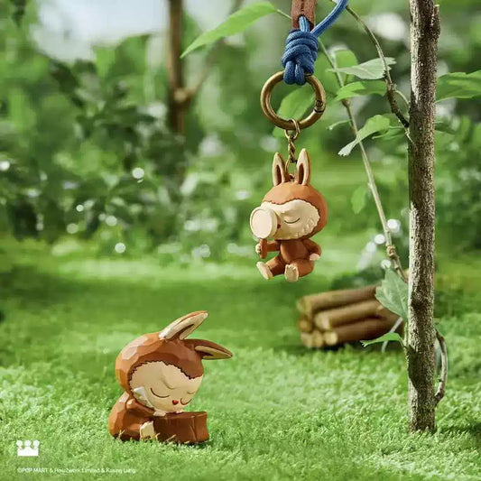 LABUBU Woodworking Series Keychain Blind Box (Pop Mart Park Limited)