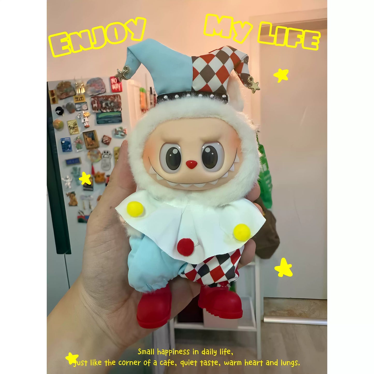 labubu circus clown clothes