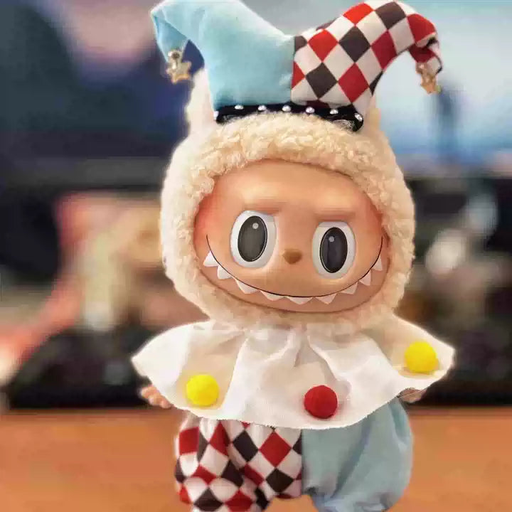 labubu circus clown clothes