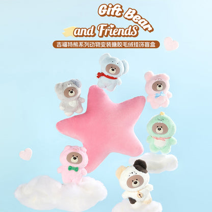 Gift Bear Animal Costume Series Plush Pendant Dolls