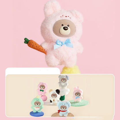 Gift Bear Animal Costume Series Plush Pendant Dolls
