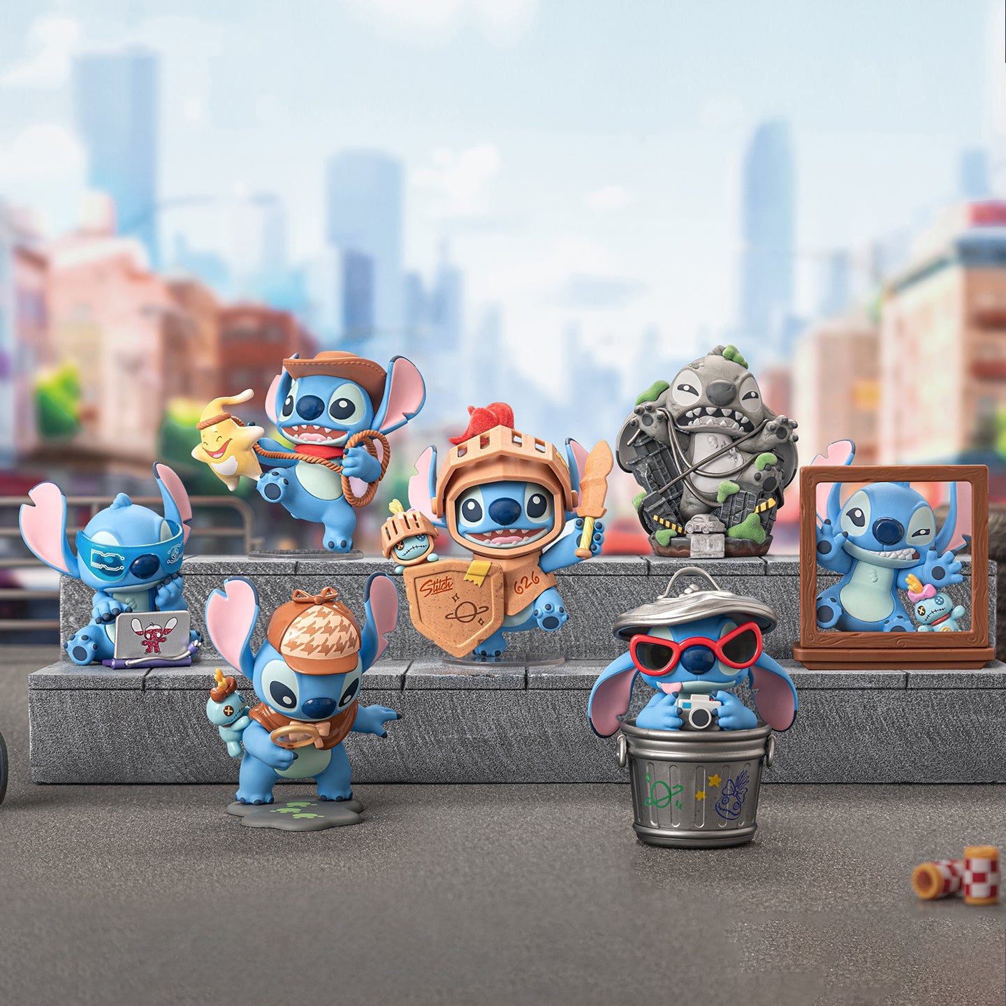 Stitch City Adventure Series Figures