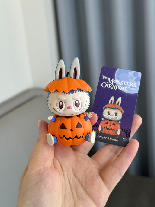 Pop Mart Labubu Blind Box Monster Carnival Series Pumpkin Monster