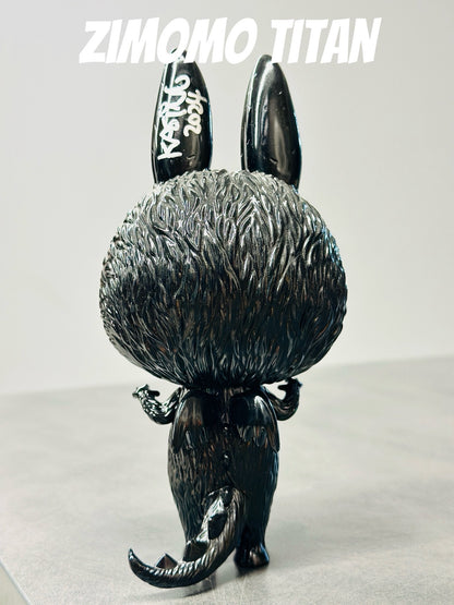 Zimomo Titan Black Titan with wings, signed by Long Jiasheng