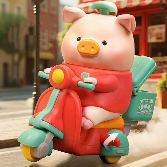 LuLu the Piggy Burger Express Movable Series Figures, Blind Box