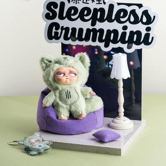 Sleepless Grumpipi Series Plush,Blind Box