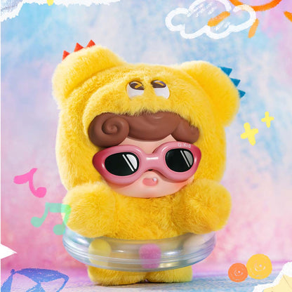 Q Kid Emotional Hairy Monsters Series Pendant Plush Dolls, Blind Box