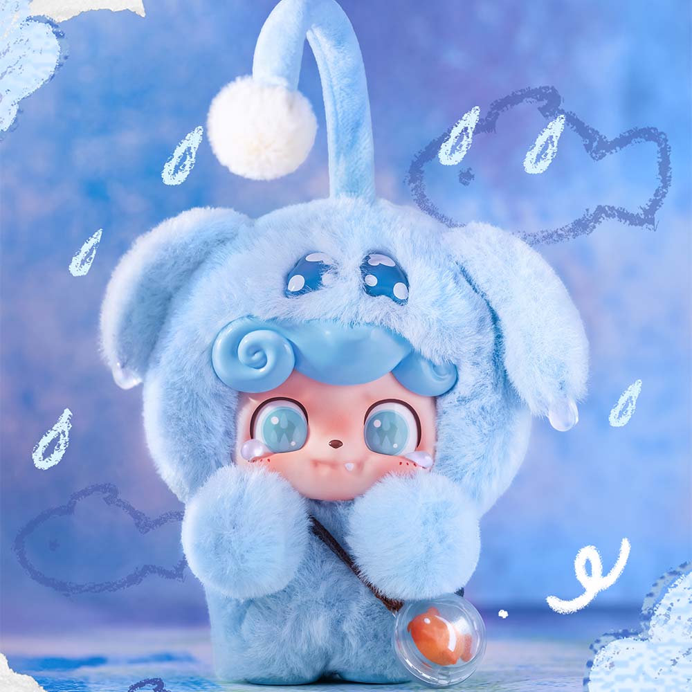 Q Kid Emotional Hairy Monsters Series Pendant Plush Dolls, Blind Box