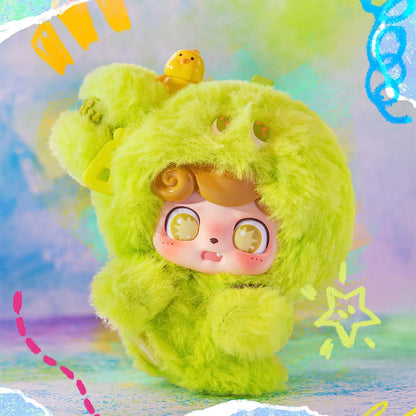 Q Kid Emotional Hairy Monsters Series Pendant Plush Dolls, Blind Box