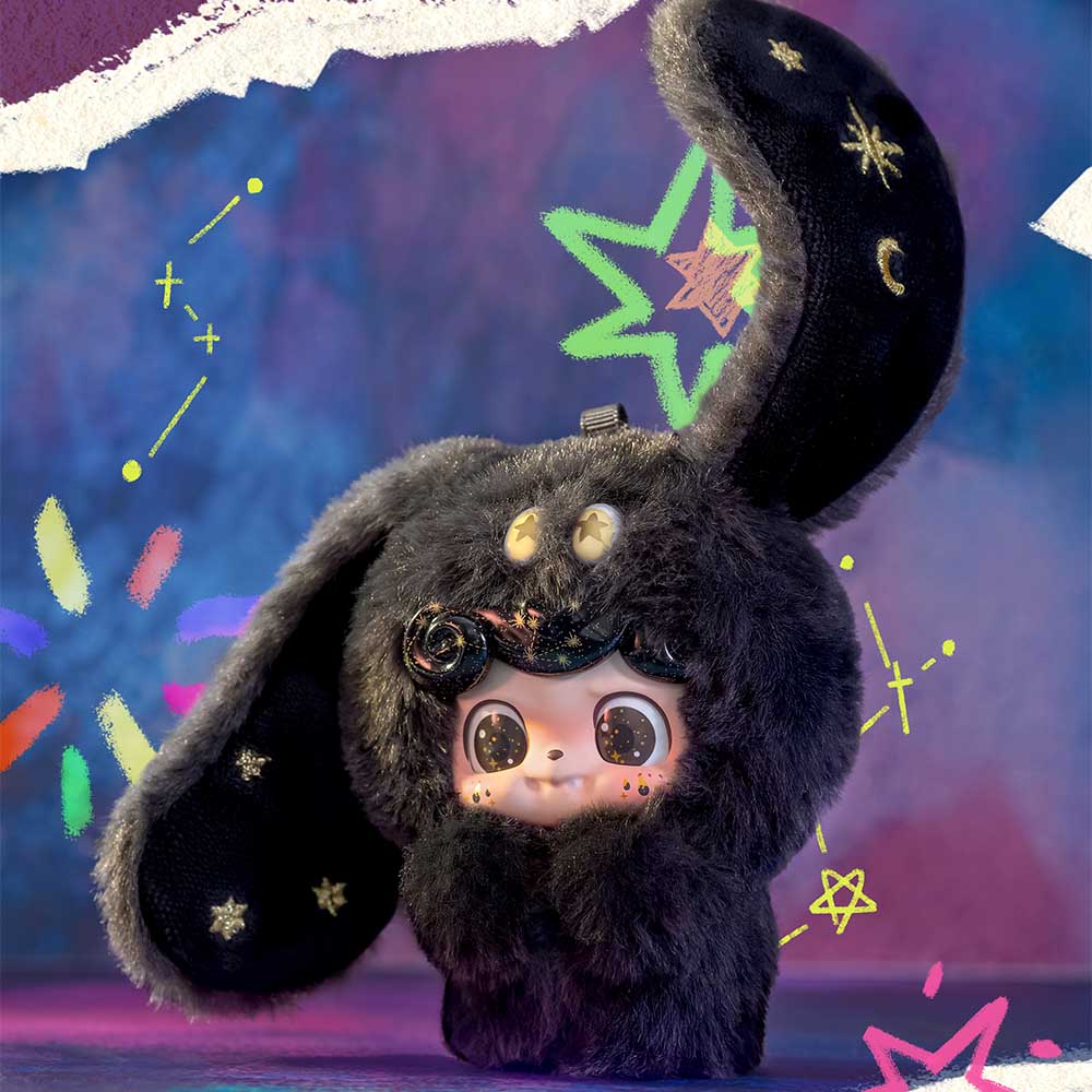 Q Kid Emotional Hairy Monsters Series Pendant Plush Dolls, Blind Box