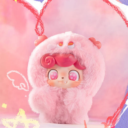 Q Kid Emotional Hairy Monsters Series Pendant Plush Dolls, Blind Box