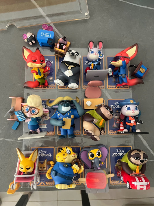 Pop Mart Zootopia Series Blind Box (Whole Set Opened)