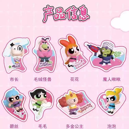 TOPTOY Powerpuff Girls combination refrigerator magnet blind box
