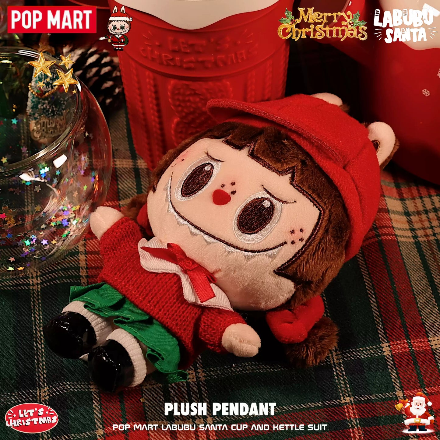 LABUBU Christmas Plush Pendant