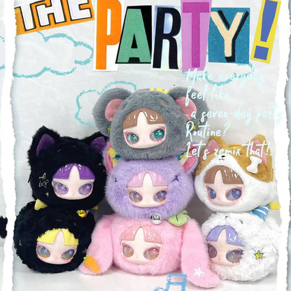 INN Seven-day Party Series Plush Hanging Bag Dolls