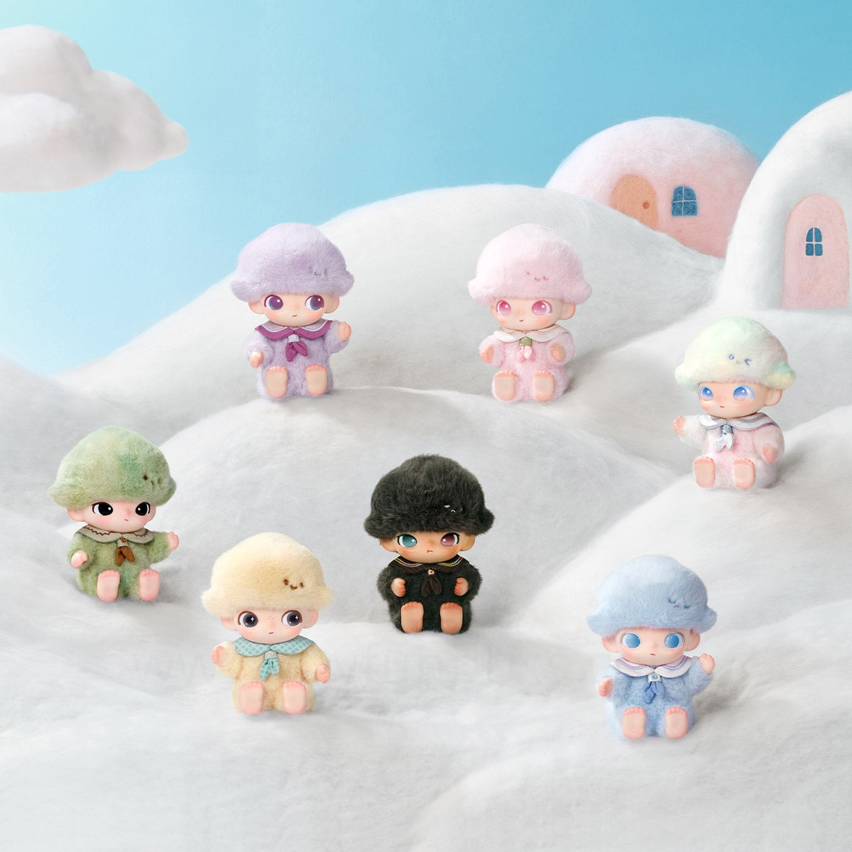 ぬいぐるみ DIMOO Journal of NewLife DIMOO Journal of New Life Series-Vinyl Plush Pendant Blind Box