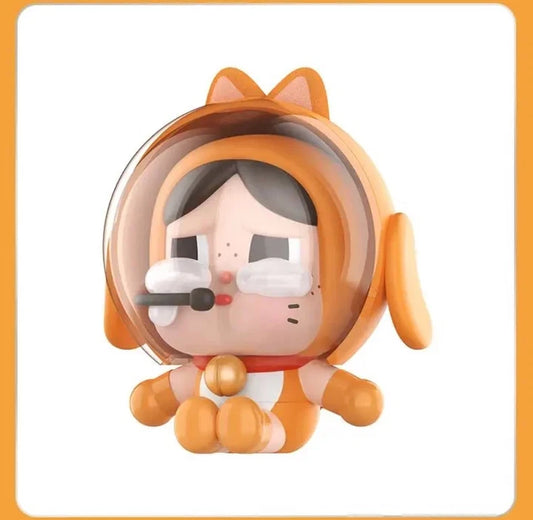 Crybaby Space Cat - Orange Action Figures