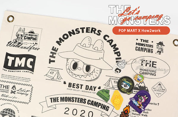 LET'S GO CAMPING with The Monsters by Pop Mart X How2Work