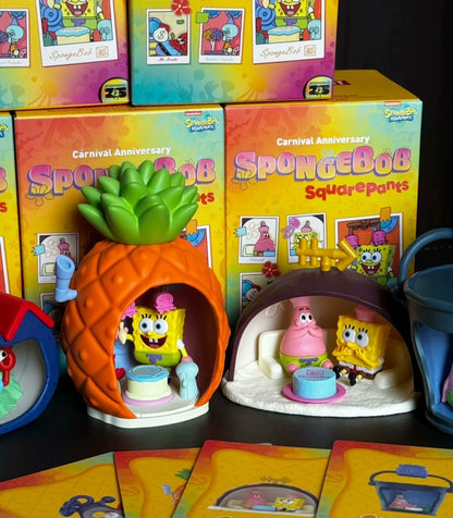 SpongeBob SquarePants Carnival Anniversary Series Action Figure (Whole Set Opened)