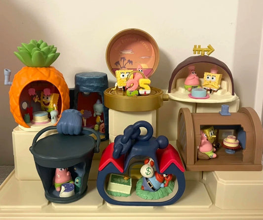 SpongeBob SquarePants Carnival Anniversary Series Action Figure (Whole Set Opened)