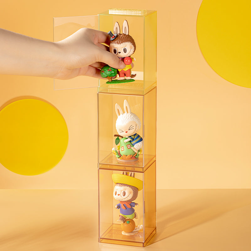 POP MART  Acrylic Display Box (Purple)