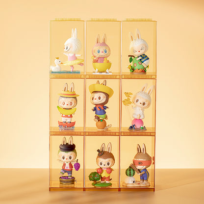 POP MART  Acrylic Display Box (Purple)