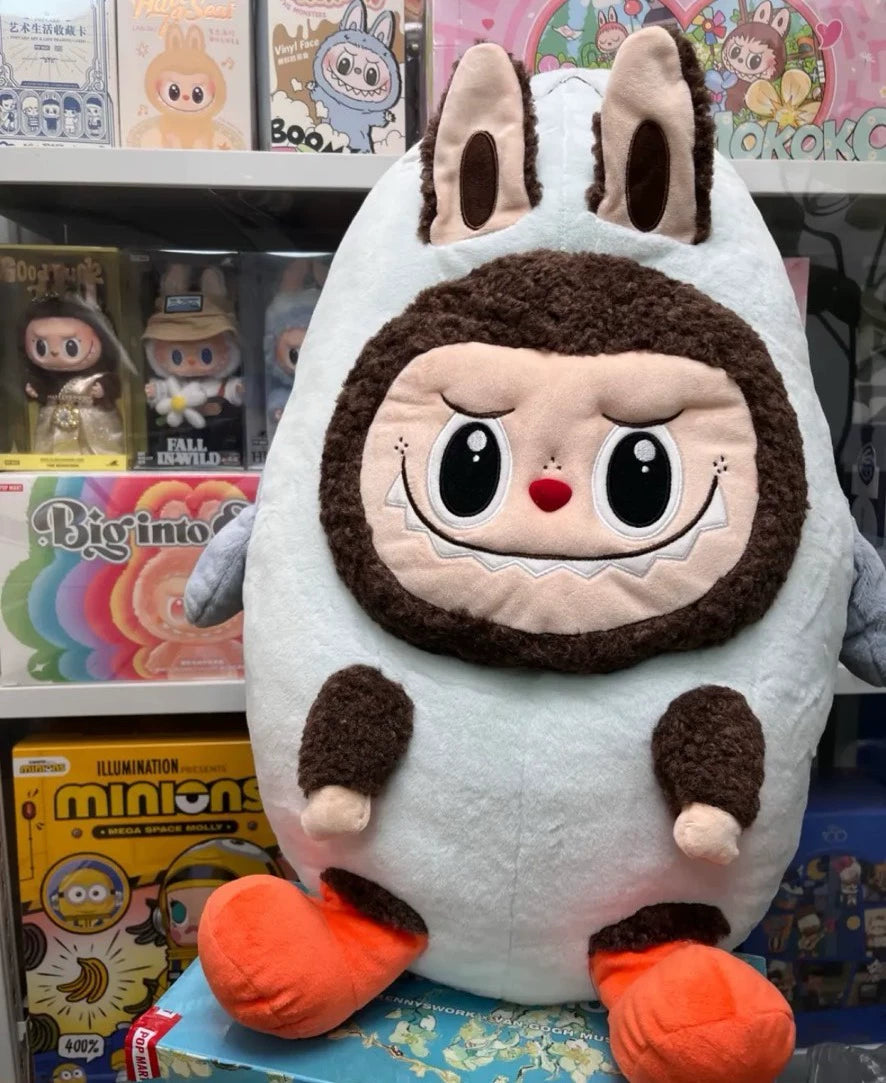 Labubu Shark Plush Pillow, Pop Mart Theme Park Limited Edition