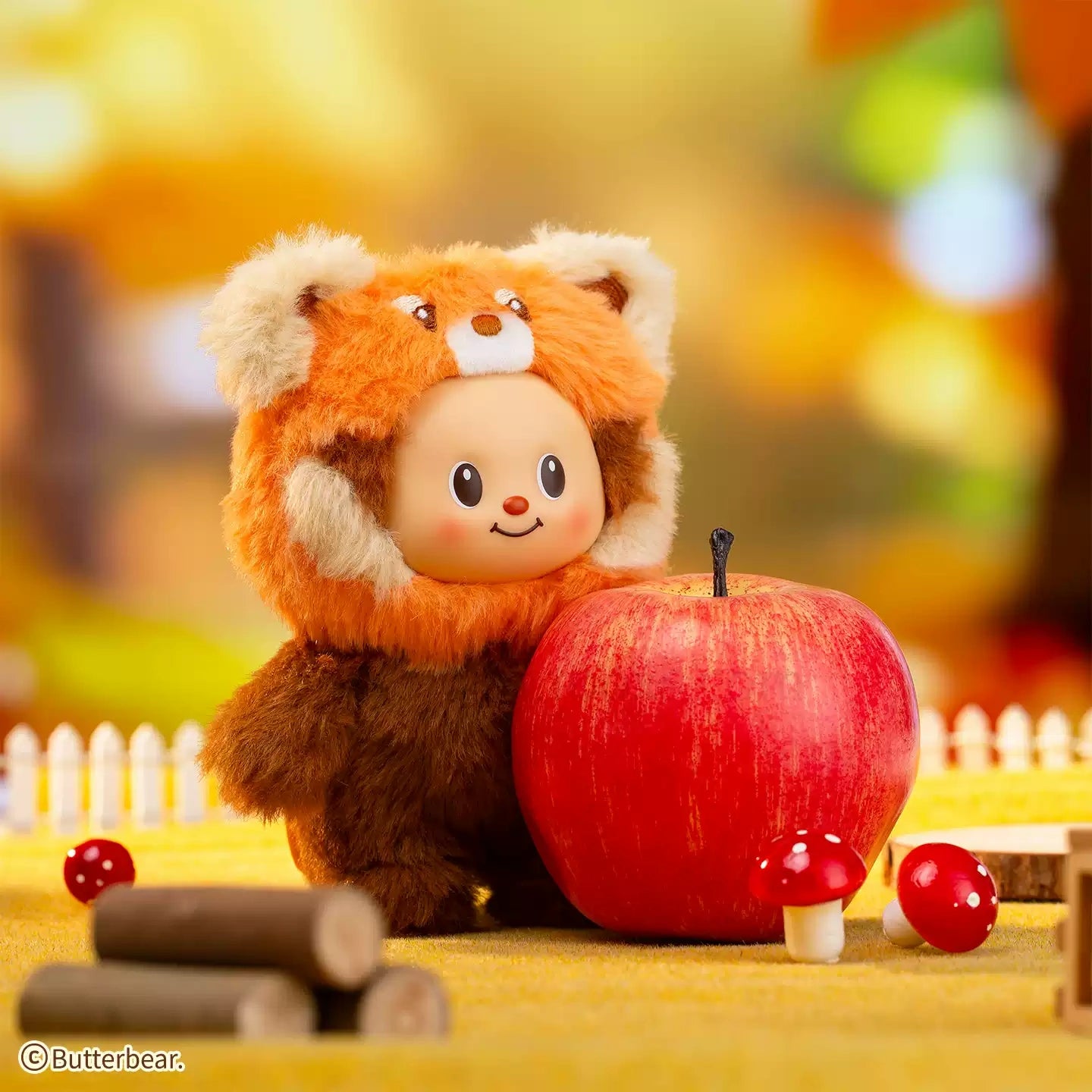 Butterbear vinyl face blind box plush series plush pendant