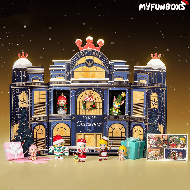 MOLLY Christmas Series PVC Figures Set