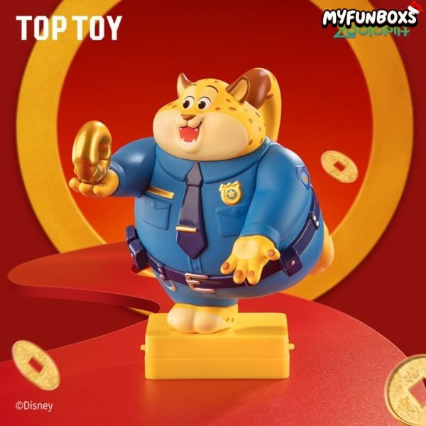 Zootopia Benjamin Clawhauser Lucky Leopard Series Blind Box