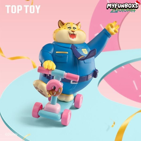 Zootopia Benjamin Clawhauser Lucky Leopard Series Blind Box