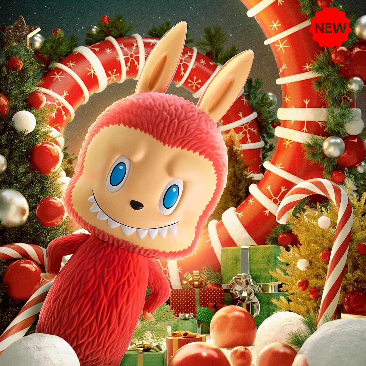 MEGA LABUBU 1000% Winter Holiday