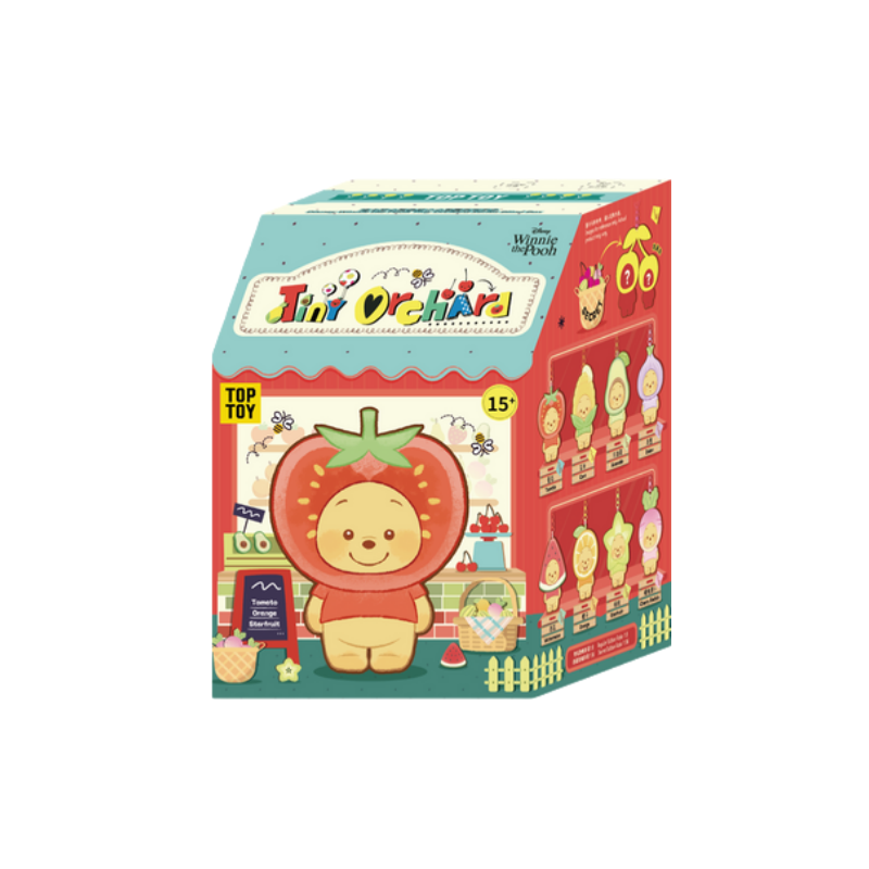 DISNEY Winnie The Pooh Tiny Orchard Fruit Keychain Series Blind Box