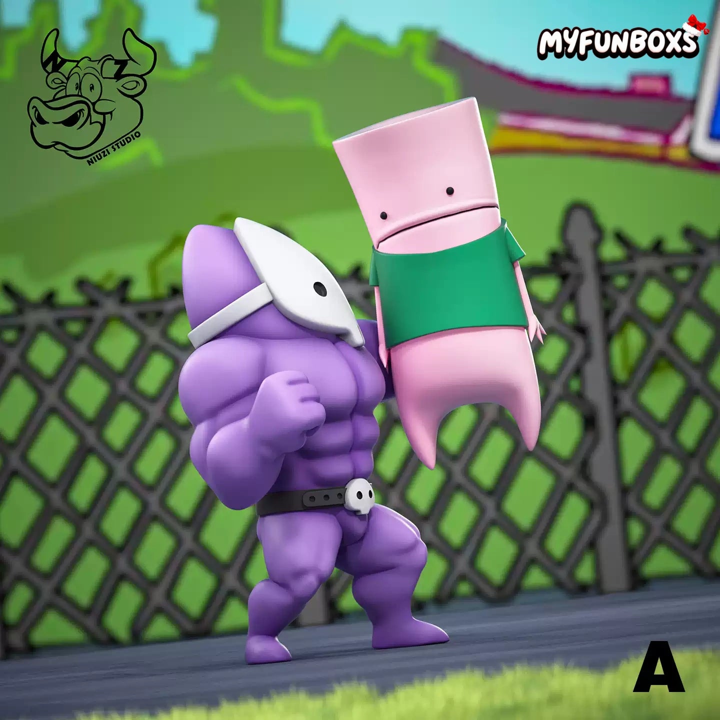 Q-version figurine of a kid being brutally beaten(Pre-Order)