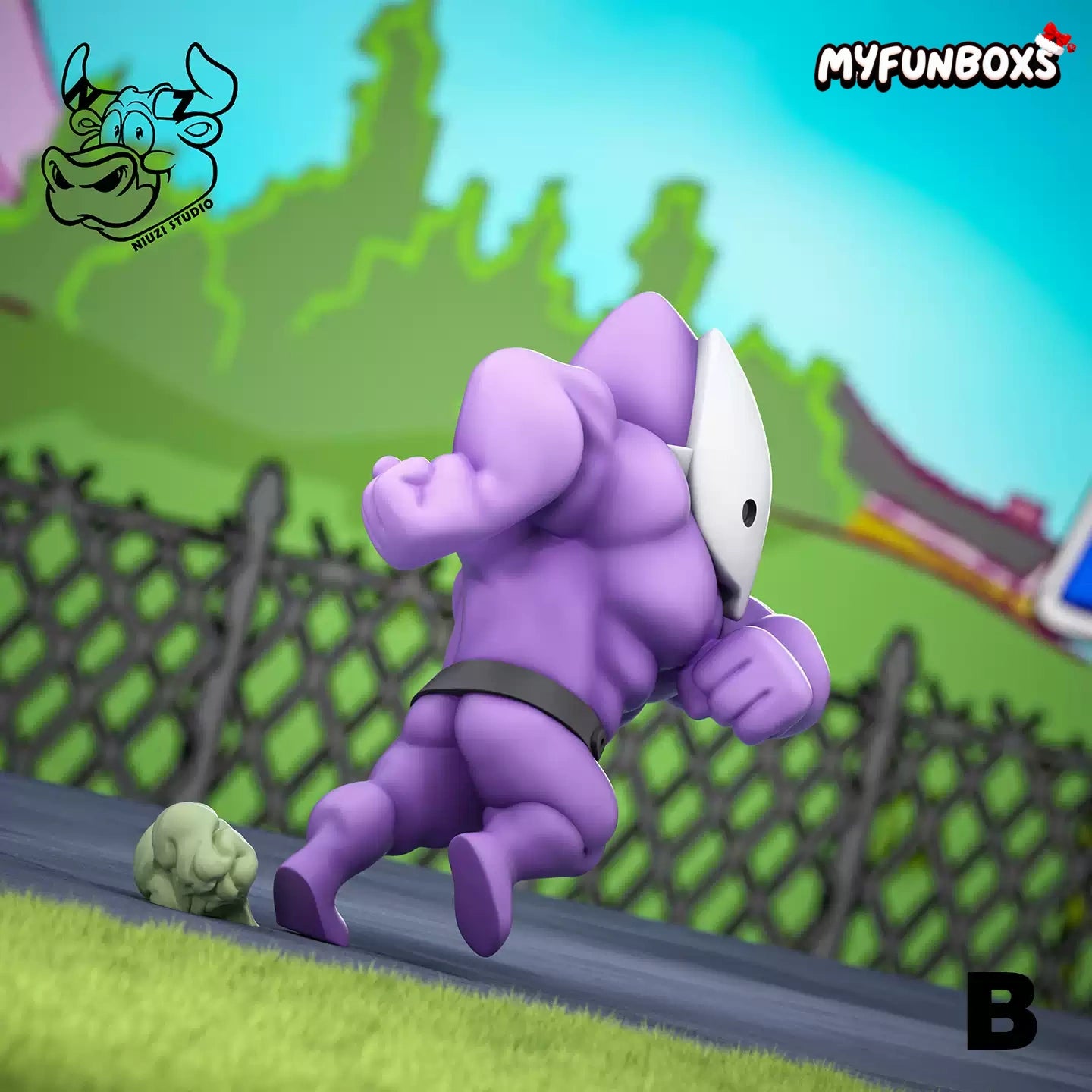 Q-version figurine of a kid being brutally beaten(Pre-Order)