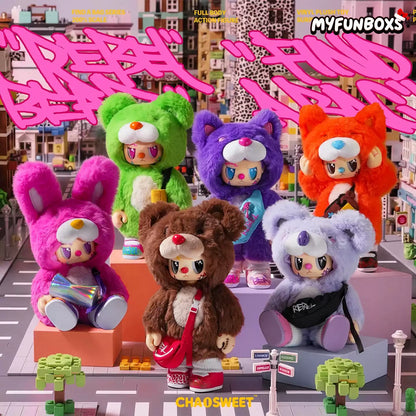 Rebellious Bear Crossbody Bag Series Plush Blind Box