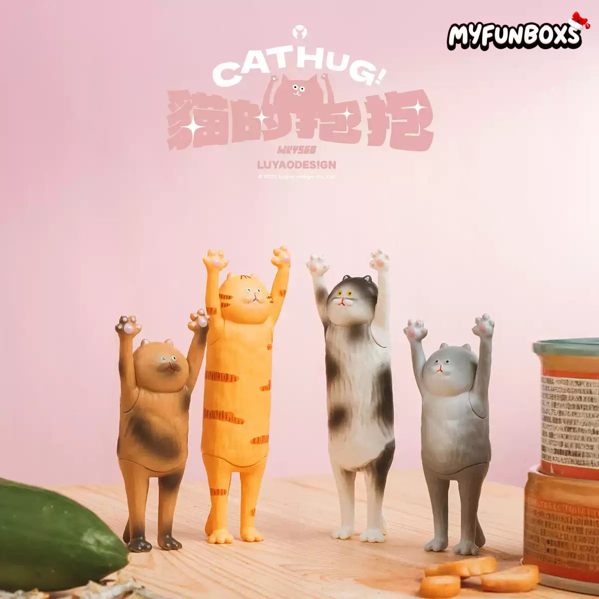 Cat Hug Series Blind Boxes (Taiwan Exclusive)