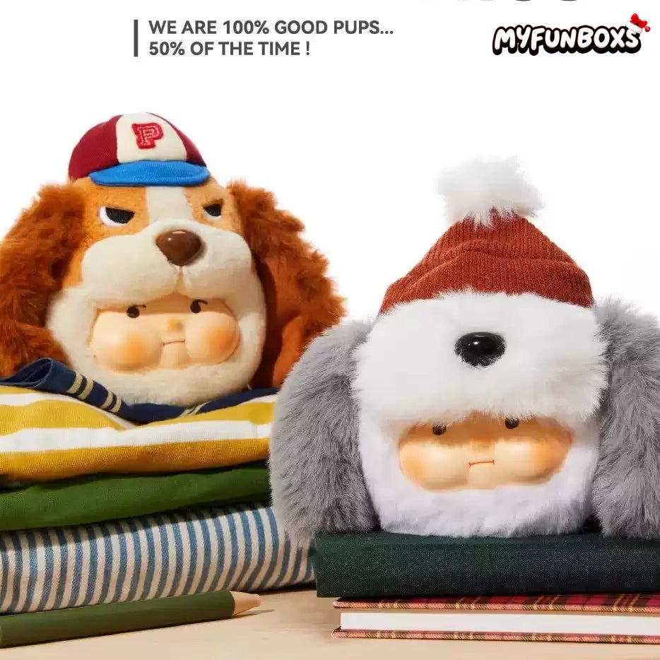 PP X MONSTER Dog-themed Plush Keychain Blind Box