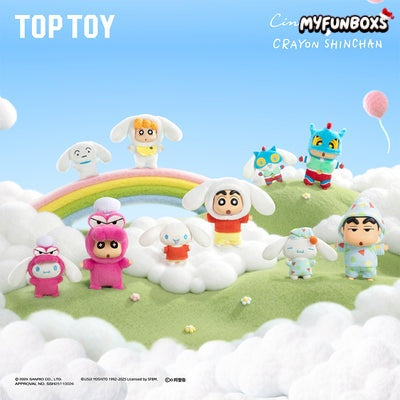 Cinnamoroll X CRAYON SHINCHAN Amusement Dreamland Series Blind Box