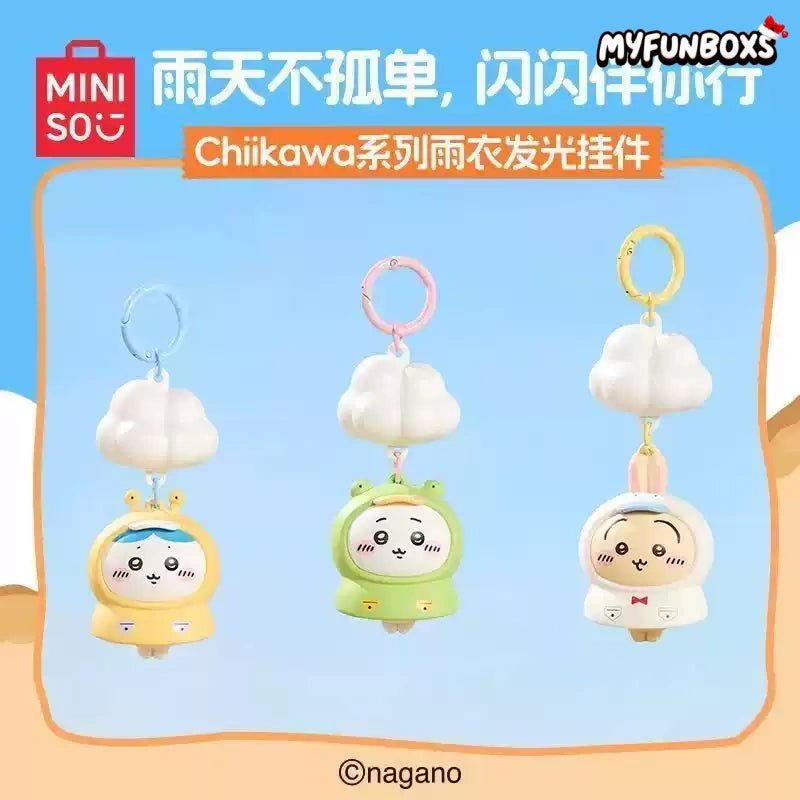 Chiikawa series raincoat light-up pendant