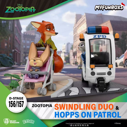 Zootopia 2 Nick Wilde and Judy Hopps figurines, collectible toys, and gifts.