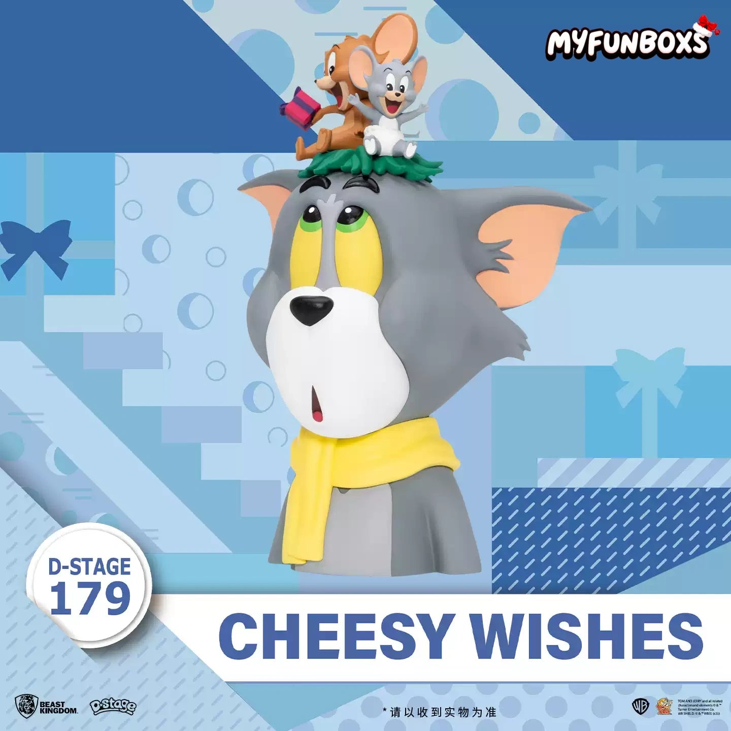 Tom and Jerry Shark Scene Figurine Ornament Trendy Gift Style - Cheese Wish