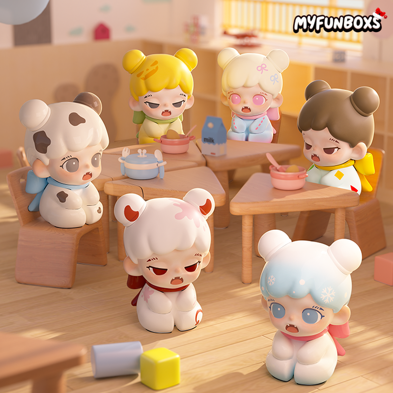 Zoraa Tiny Kindergarten Mili Series Mini Beans Figures