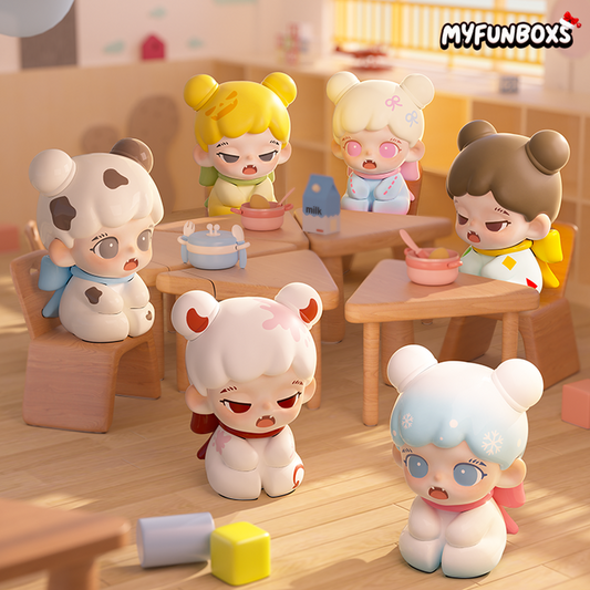 Zoraa Tiny Kindergarten Mili Series Mini Beans Figures