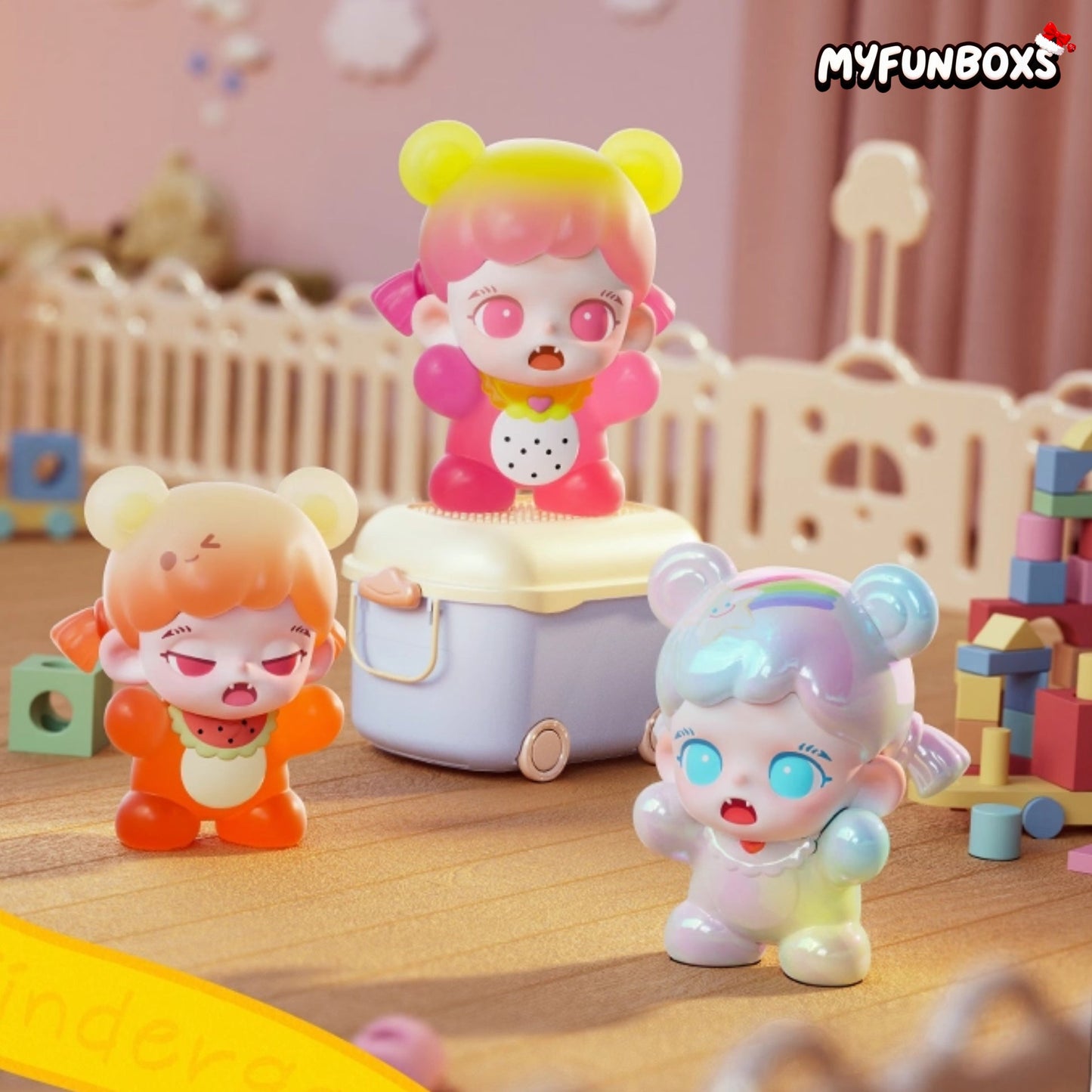 Zoraa Tiny Kindergarten Mili Series Mini Beans Figures