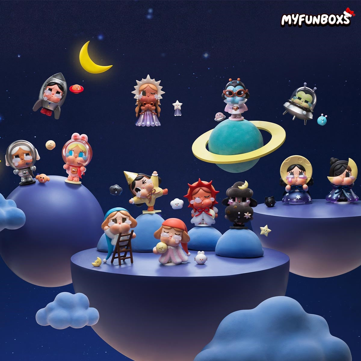Crybaby Crying To The Moon Series Blind Box (Pre-Order)
