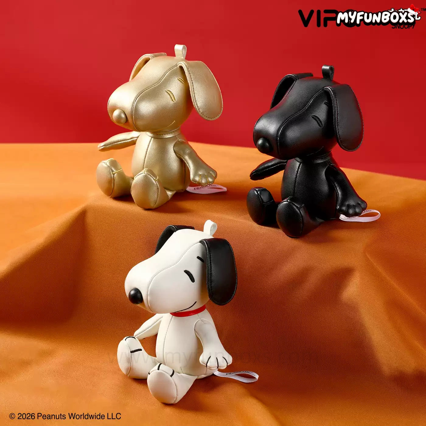 VIPOxSnoopy PU Leather Keychain Charm