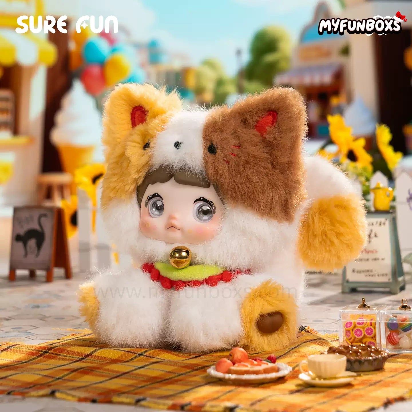 Nommi Sitting Zoo Series Vinyl Plush Keychain Blind Box